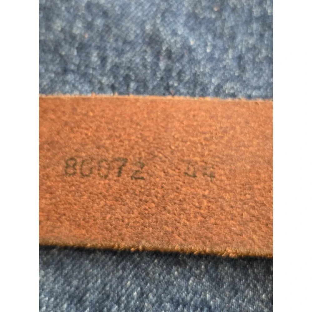 Smith + Rogue Italian Saddle Leather Belt - Brown Men's Size 44 - 1.5in Wide